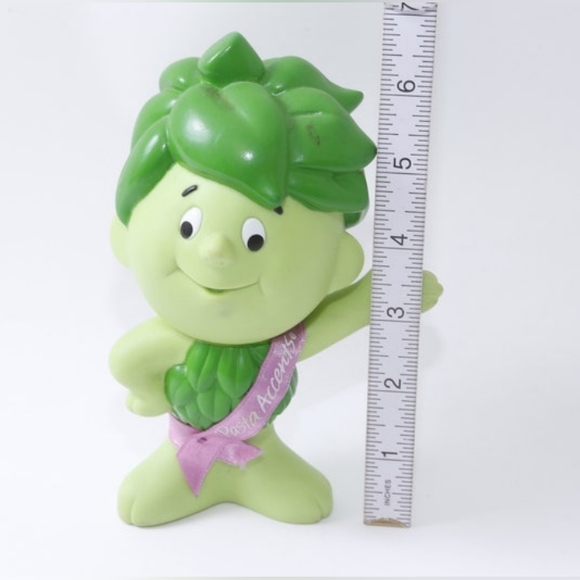 Vintage Green Giant Vegetables 1999 Sprout Pasta Accents Ribbon Plastic Toy - Picture 7 of 7
